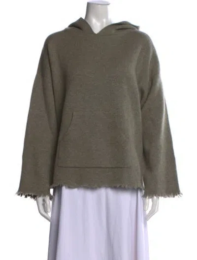 Pre-owned Kujten Cashmere Crew Neck Sweater In Green