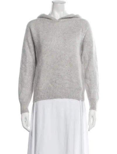 Pre-owned Kujten Cashmere Crew Neck Sweater In Grey