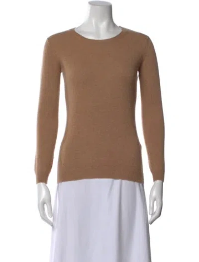 Pre-owned Kujten Cashmere Crew Neck Sweater In Neutral