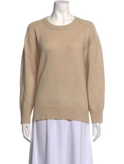 Pre-owned Kujten Cashmere Crew Neck Sweater In Neutrals