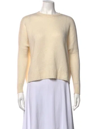 Pre-owned Kujten Cashmere Crew Neck Sweater In Neutrals