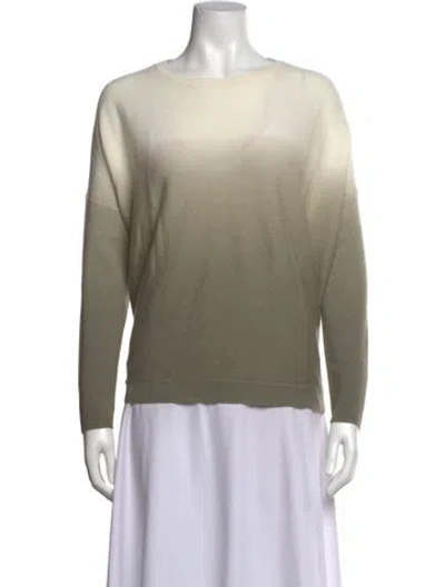 Pre-owned Kujten Cashmere Crew Neck Sweater In Neutrals