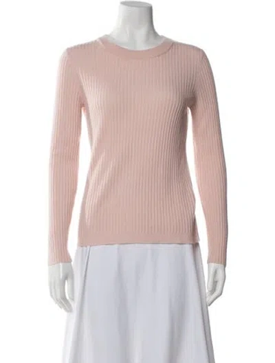 Pre-owned Kujten Cashmere Crew Neck Sweater In Pink