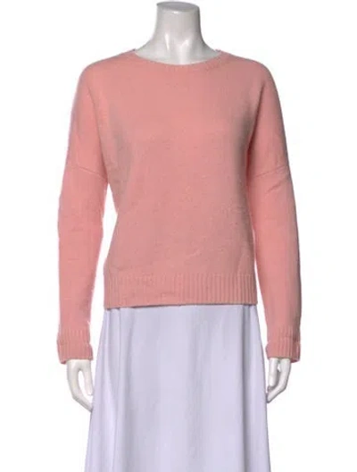 Pre-owned Kujten Cashmere Crew Neck Sweater In Pink