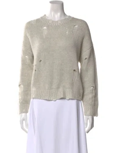 Pre-owned Kujten Cashmere Crew Neck Sweater W/ Tags In Neutral