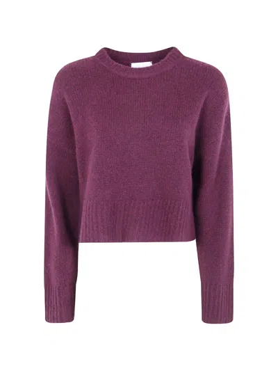 Kujten Cashmere Crew-neck Sweater In Red