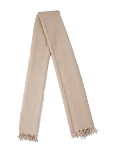 Pre-owned Kujten Cashmere Scarf In Neutrals
