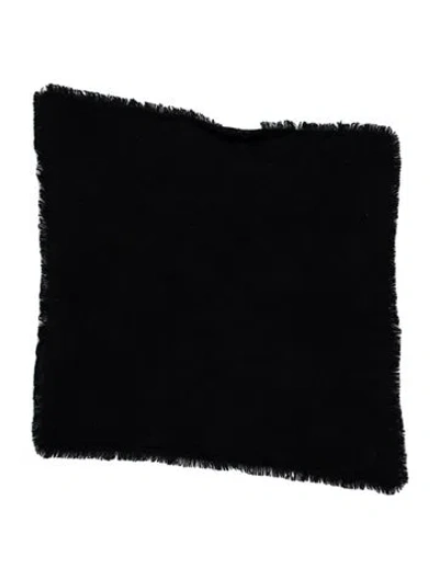 Pre-owned Kujten Cashmere Scarf W/ Tags In Black