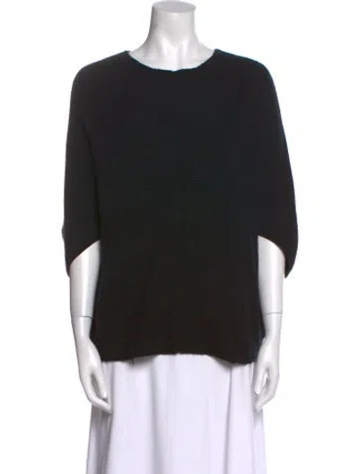 Pre-owned Kujten Cashmere Scoop Neck Sweater In Black