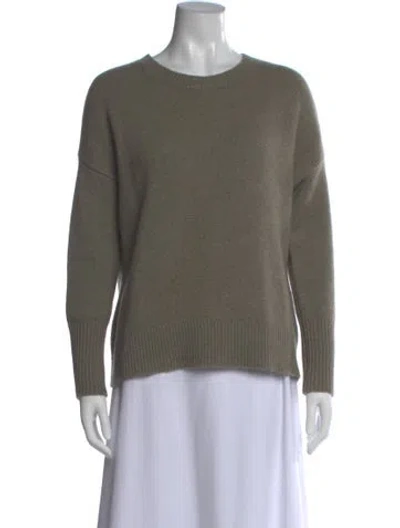 Pre-owned Kujten Cashmere Scoop Neck Sweater In Neutral