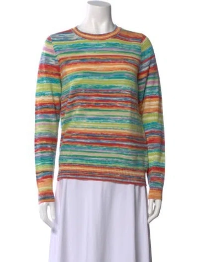Pre-owned Kujten Cashmere Striped Sweater In Multi