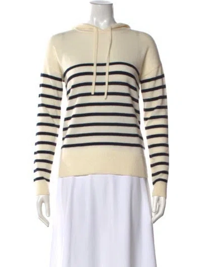 Pre-owned Kujten Cashmere Striped Sweater In Neutral