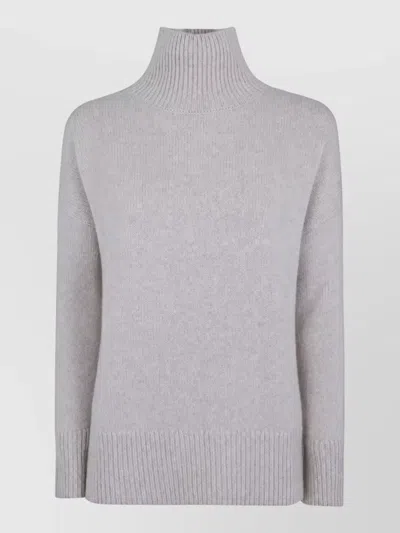 Kujten Cashmere Turtleneck Sweatshirt In Neutral