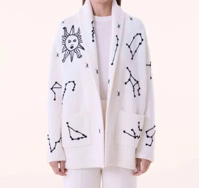 Kujten Cassiopee Cashmere Cardigan In Ivory In White