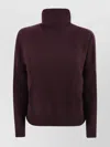 Kujten Cozy Cashmere Turtleneck Sweater In Gray