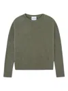 Kujten Crew-neck Cashmere Sweater In Green