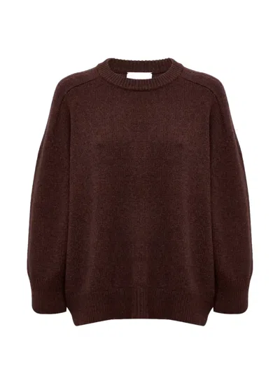 Kujten Diana Cashmere Sweater In 브라운