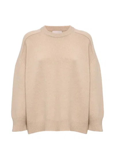 Kujten Diana Cashmere Sweater In Neutrals