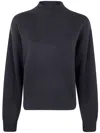 Kujten Turtleneck Cashmere Sweater In Blue