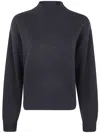 Kujten Turtleneck Cashmere Sweater In Black