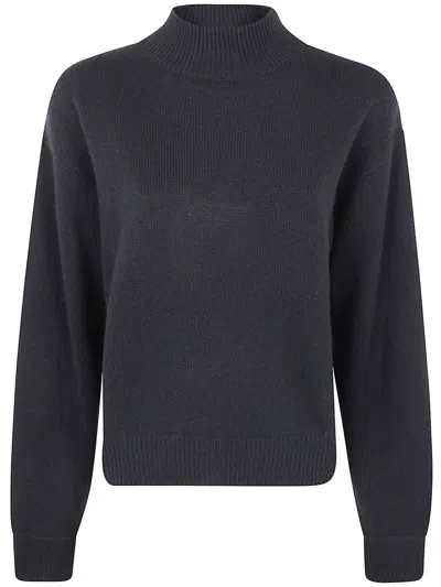 Kujten "fany" Mock Neck Sweater Clothing In Black