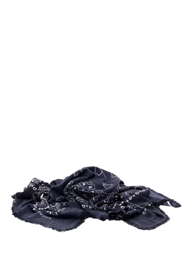 Kujten `hachiko` Bandana Scarf In Blue