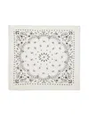 Kujten Hachiko Paisley-print Cashmere Scarf In 755 White