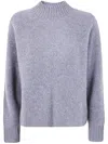 Kujten Turtleneck Raglan-sleeves Sweater In Blue