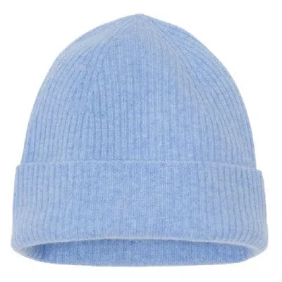 Kujten Lilou Cashmere Beanie In Blue