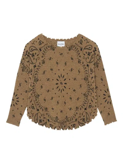 Kujten Mela Bandana Sweater In Multi