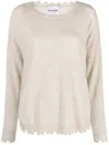 Kujten Mela Cashmere Jumper In Neutrals