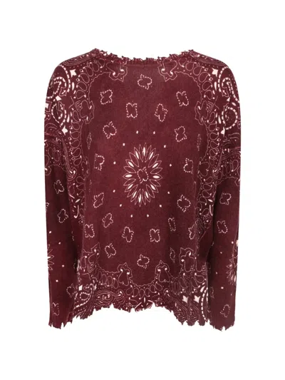 Kujten Mela Sweater In Red