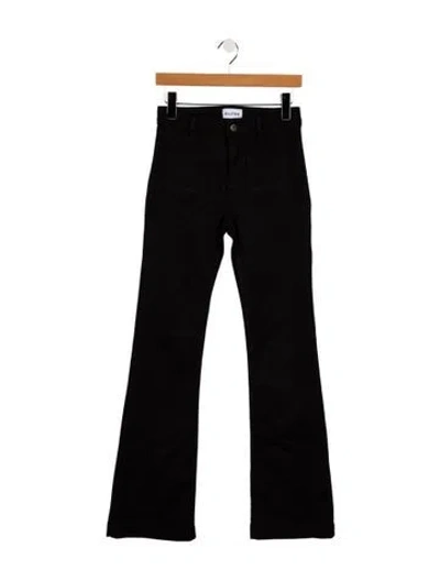 Pre-owned Kujten Mid-rise Wide Leg Jeans In Black