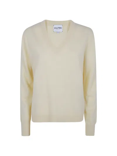 Kujten Minie Cashmere Sweater In 옐로