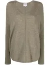 Kujten Misha Cashmere Jumper In Green