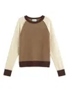 Kujten Raglan-sleeve Sweater In Brown