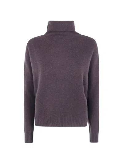 Kujten Roll-neck Sweater In Brown
