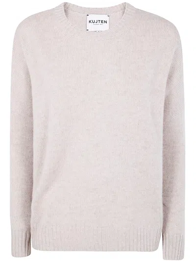 KUJTEN KUJTEN "ROMELIE" ROUND NECK SWEATER