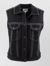 Kujten Sleeveless Cashmere Jacket With Collared Neckline
