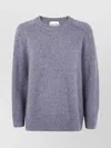Kujten Soft Knit Crew Neck Sweater In Purple