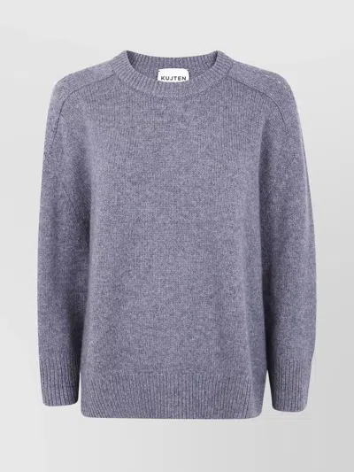 KUJTEN SOFT KNIT CREW NECK SWEATER