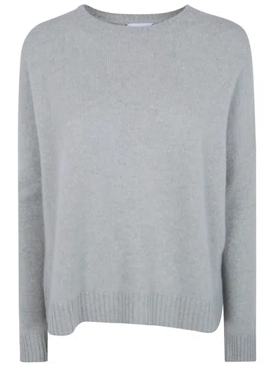 Kujten Sweater 100% Cashmere "amelie" In Gray