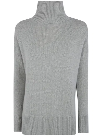 Kujten Sweater Turtleneck "ulla" In Gray