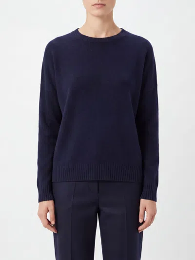 Kujten Sweater Woman Color Black In Blue