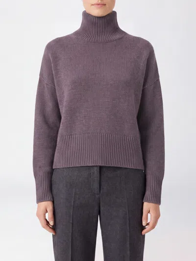 Kujten Sweater Woman Color Brown In Purple