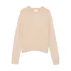 Kujten Cashmere Crew-neck Sweater In Brown