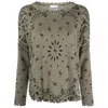 Kujten Intarsia-knit Cashmere Jumper In Green