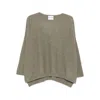 Kujten Round-neck Cashmere Jumper In Green