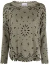 Kujten Intarsia-knit Cashmere Jumper In Sand