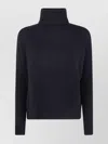 Kujten Turtle Neck Knit Sweater Tila In Black